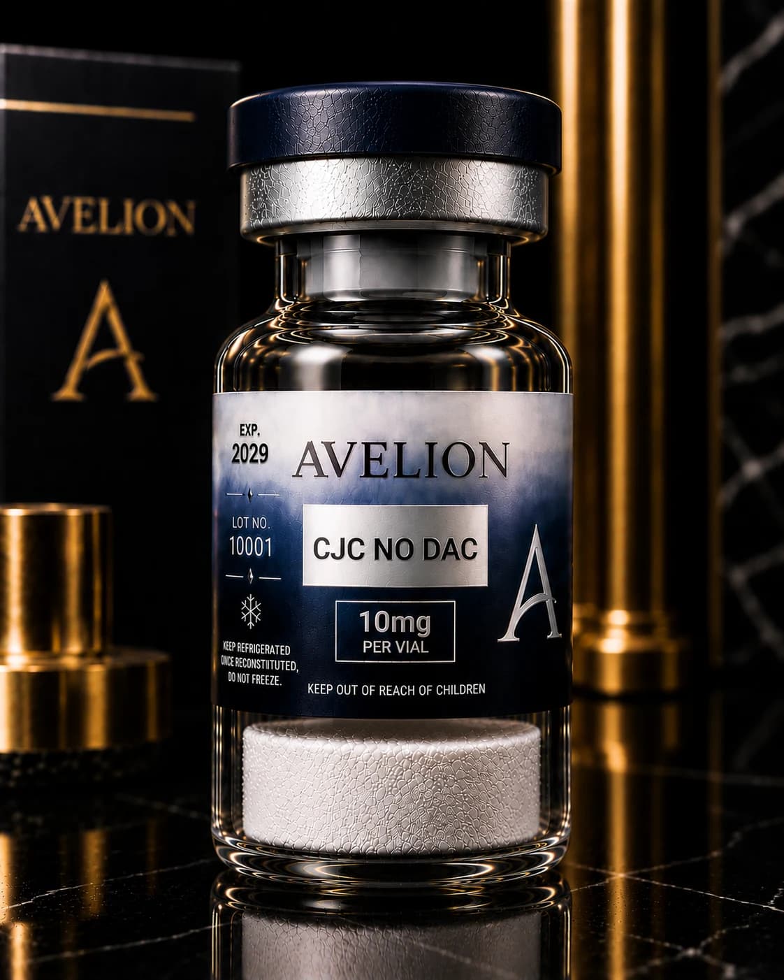 CJC NO DAC 10mg — Avelion Wellness research product