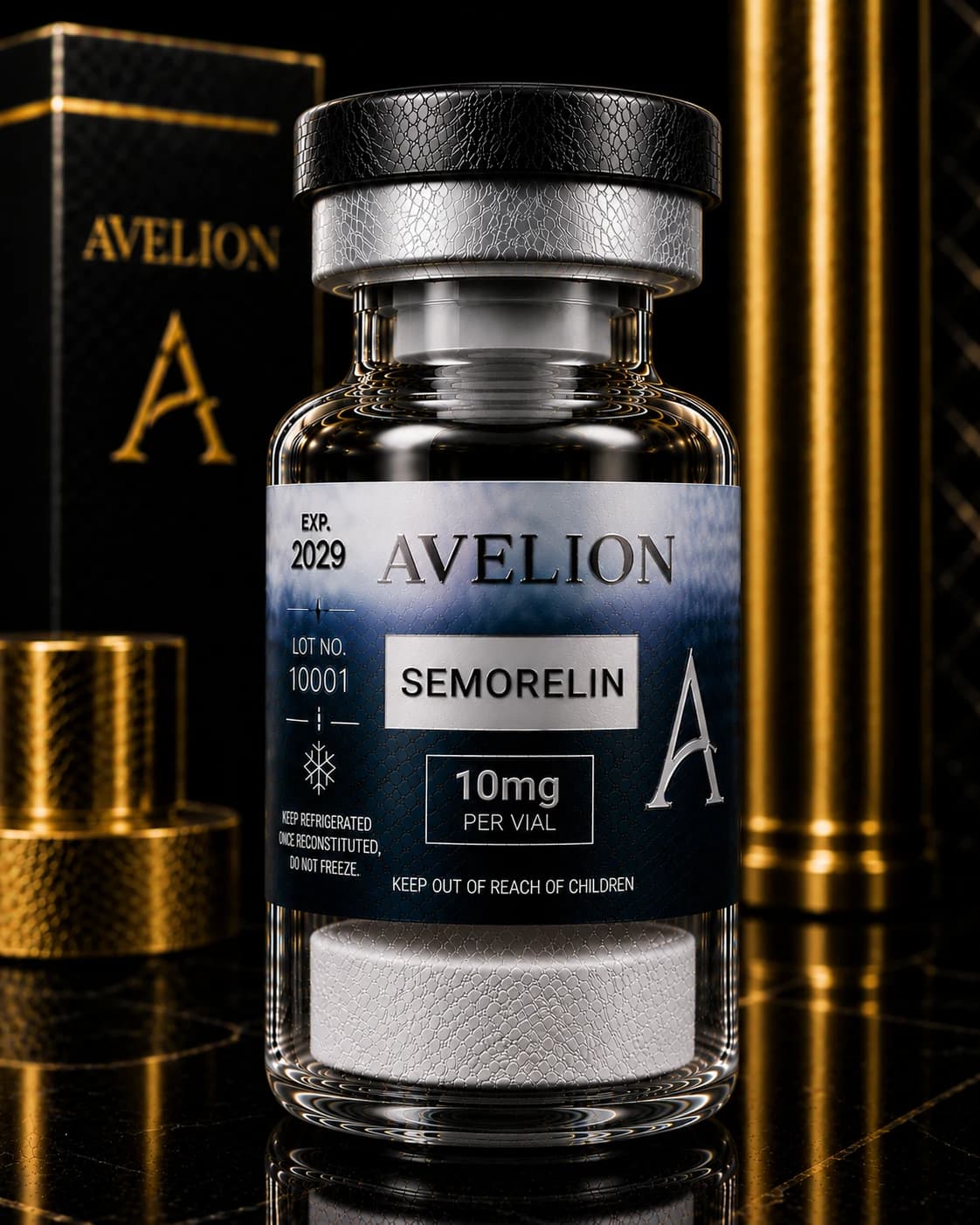 Sermorelin 10mg — Avelion Wellness research product