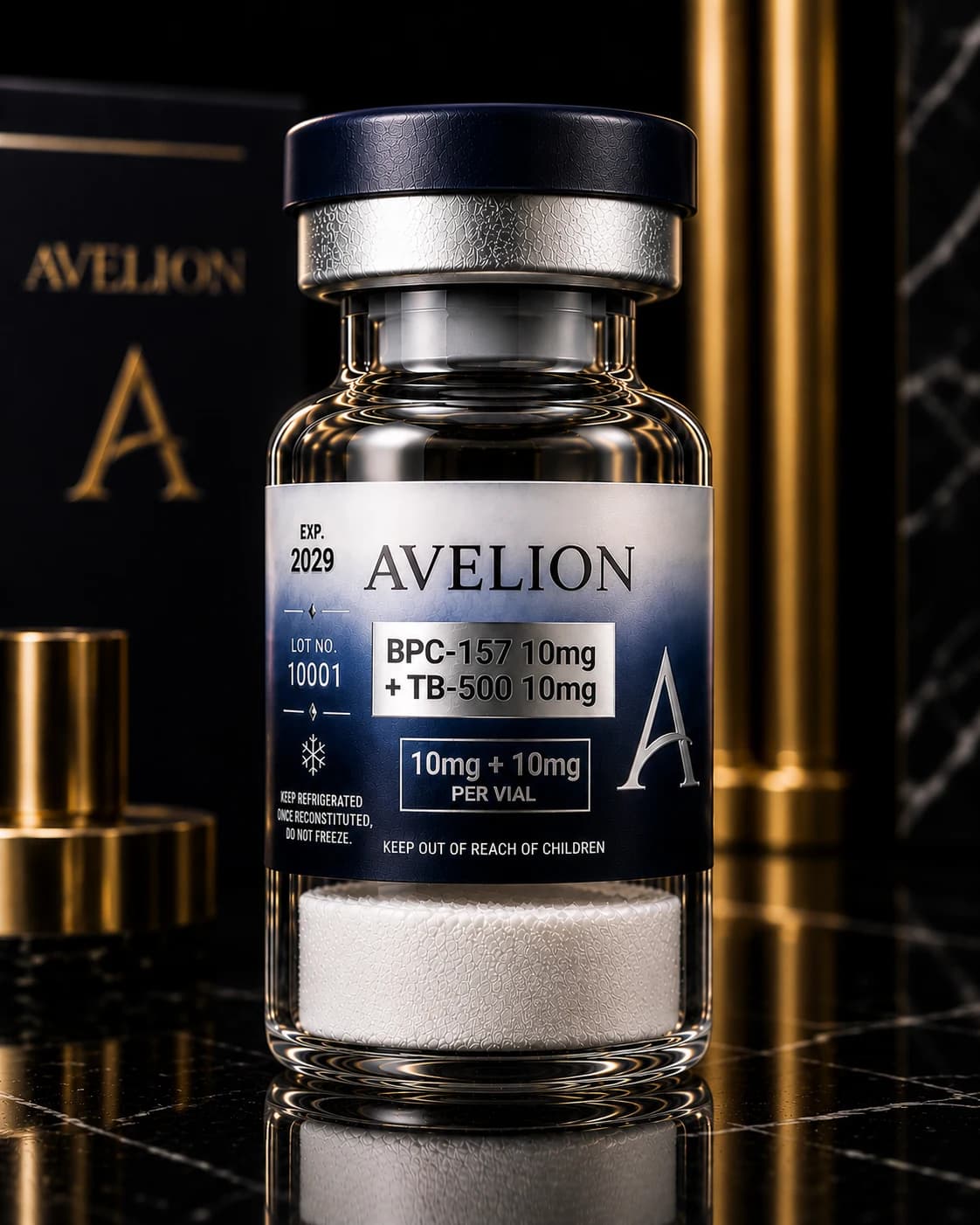 TB-500 + BPC-157 20mg total — Avelion Wellness research product